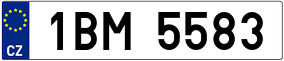 Truck License Plate